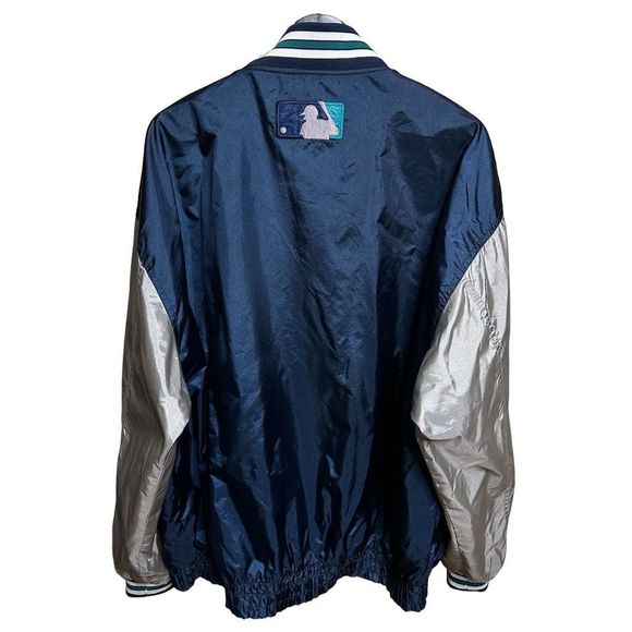 Vintage Pro Player Seattle Mariners Bomber Jacket Large - Picture 2 of 5